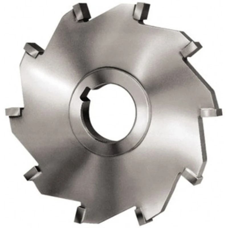 Made in USA 3 Diam x 1/4 Face Width Straight Tooth Side Milling Cutter 1 Arbor Hole, Carbide-Tipped, Uncoated, 6 Teet...